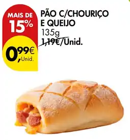 Pingo Doce Pão c/chouriço e queijo promoção