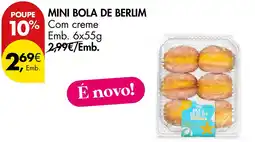 Pingo Doce mini bola de berlim promoção