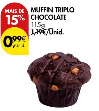 Pingo Doce Muffin triplo chocolate promoção