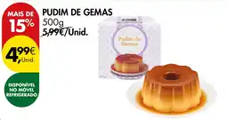 Pingo Doce Pudim de gemas promoção