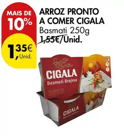 Pingo Doce arroz pronto a comer cigala promoção