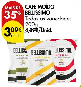 Pingo Doce Café moído bellissimo promoção