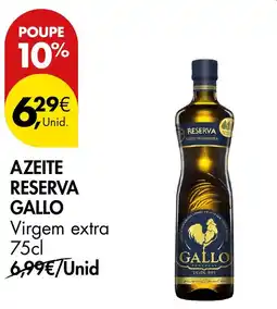 Pingo Doce azeite reserva gallo promoção