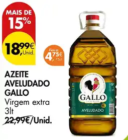 Pingo Doce azeite aveludado gallo promoção