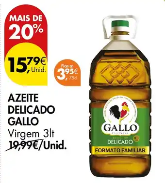 Pingo Doce azeite delicado gallo promoção