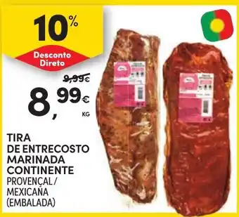 Continente Tira de entrecosto marinada continente promoção