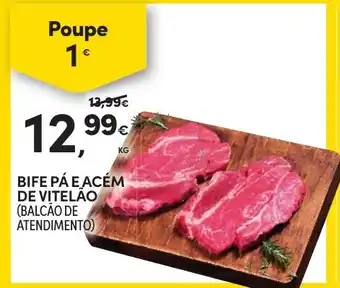 Continente Bife pá e acém de vitelão promoção