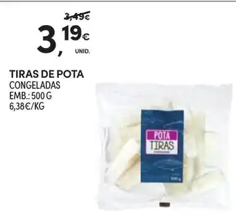 Continente Tiras de pota promoção