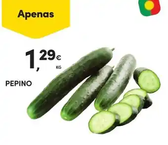 Continente Pepino promoção