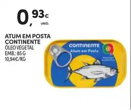 Continente Atum em posta continente promoção
