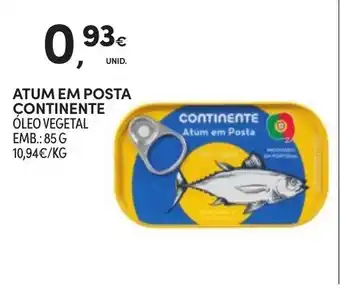 Continente Atum em posta continente promoção