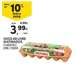 Continente ovos ar livre matinados promoção