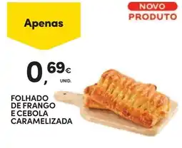 Continente Folhado de frango e cebola caramelizada promoção