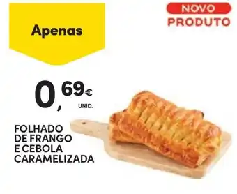 Continente Folhado de frango e cebola caramelizada promoção