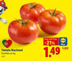 Lidl Tomate Nacional promoção