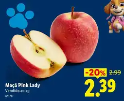 Lidl Maçã Pink Lady promoção