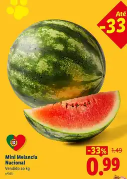 Lidl Mini Melancia Nacional promoção