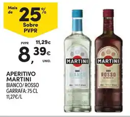 Continente Aperitivo martini bianco/rosso promoção
