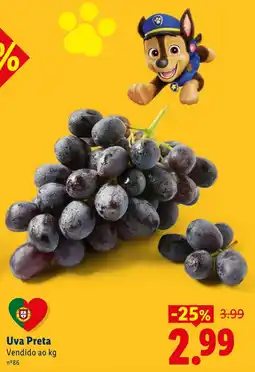 Lidl Uva Preta promoção