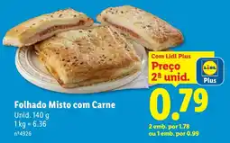 Lidl Folhado Misto com Carne promoção