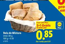 Lidl Bola de Mistura promoção