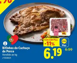 Lidl Bifinhos do Cachaço de Porco promoção