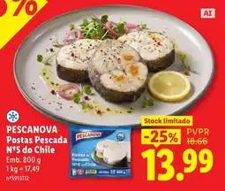 Lidl Pescanova postas pescada nº5 do chile promoção