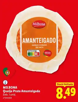 Lidl Milbona queijo prato amanteigado promoção