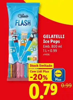 Lidl Gelatelli flash promoção