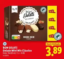 Lidl bon gelati gelado mini mix clássico promoção