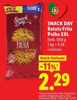 Lidl Snack Day Batata Frita Palha XXL promoção