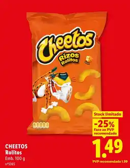 Lidl Cheetos Rolitos promoção