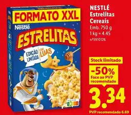 Lidl Nestlé estrelitas cereais promoção