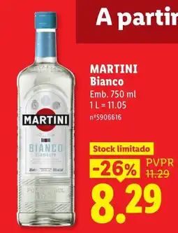 Lidl Martini Bianco promoção