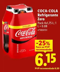 Lidl Coca-Cola refrigerante zero promoção
