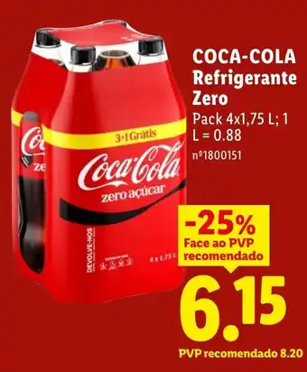 Lidl Coca-Cola refrigerante zero promoção
