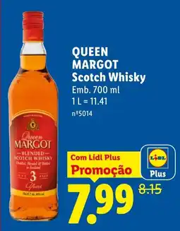 Lidl Queen Margot Scotch Whisky promoção