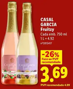 Lidl Casal Garcia Fruitzy promoção