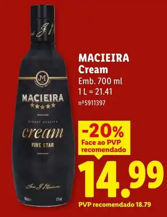 Lidl macieira cream promoção