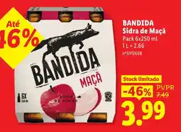 Lidl Bandida sidra de maçã promoção