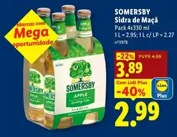 Lidl Somersby Sidra de Maçã promoção