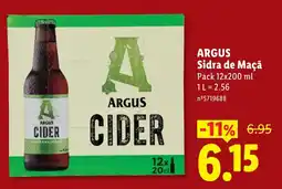 Lidl argus cider promoção