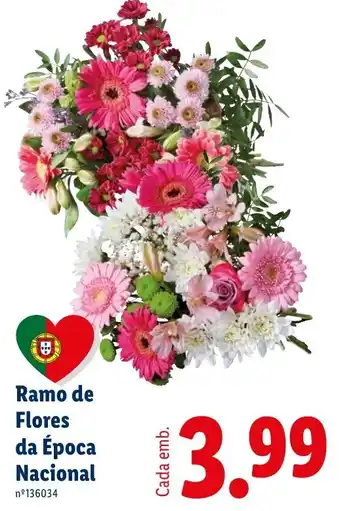 Lidl Ramo de Flores da Época Nacional promoção