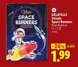 Lidl Gelatelli space runners promoção