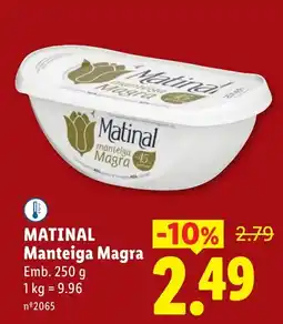 Lidl Matinal Manteiga Magra promoção