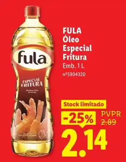 Lidl Fula óleo especial fritura promoção