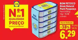 Lidl Bom petisco atum natural promoção