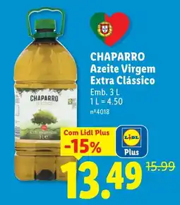 Lidl chaparro azeite virgem extra clássico promoção