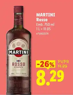 Lidl Martini Rosso promoção