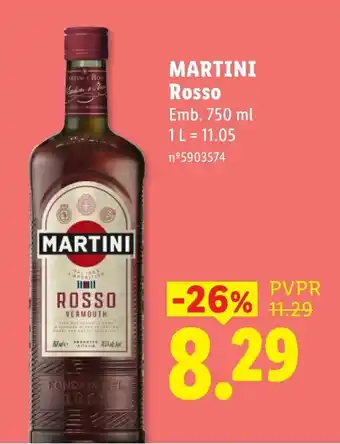 Lidl Martini Rosso promoção